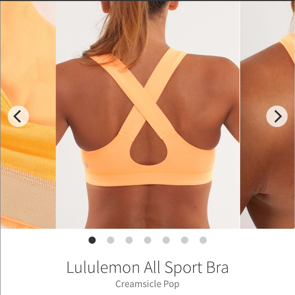 BNWT lululemon all sports bra size 6